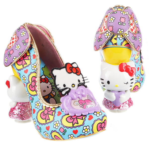 Irregular Choice X Hello Kitty Low Heels Online Exclusive Pumps Sz 41 US  9.5 10