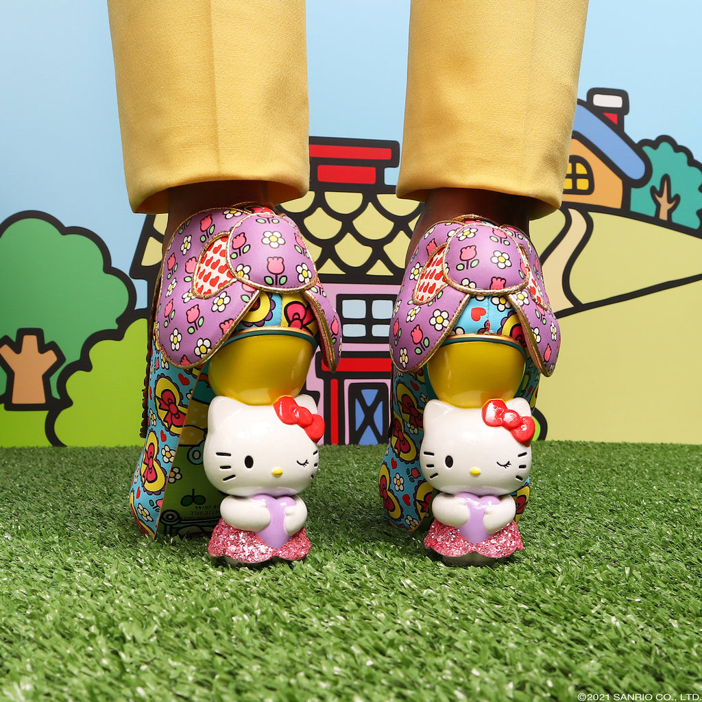Irregular Choice, Shoes, Irregular Choice Hello Kitty Heeled Boots