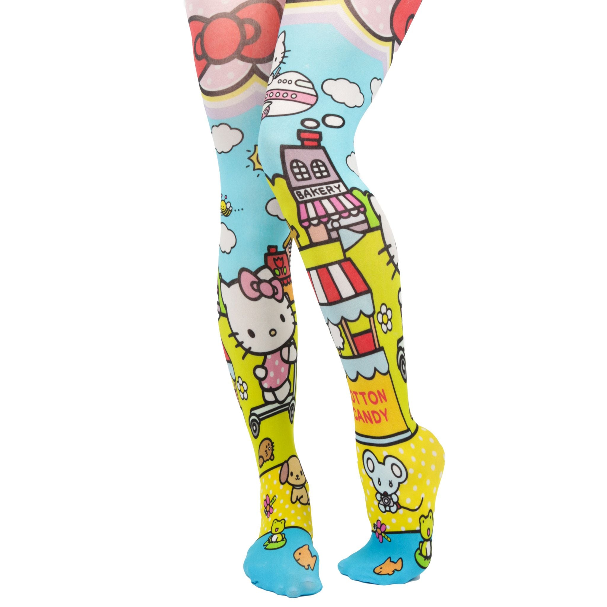 Irregular Choice - Sunny-Side Up Tights - Hello Kitty and Friends